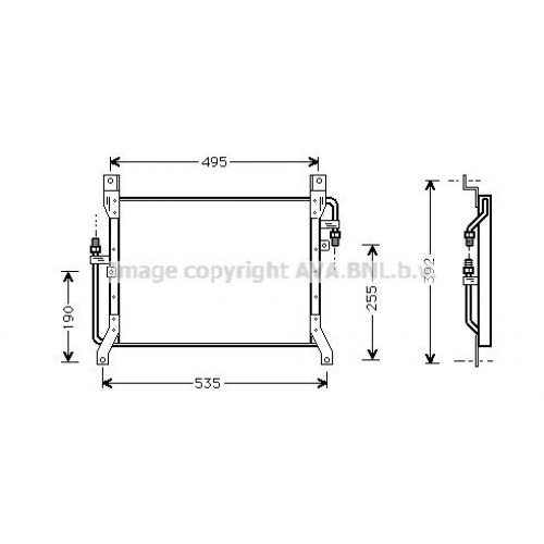 Ψυγείο A/C (Εξωτερικό) MAZDA B-Series 1986 - 1994 (UF) 095406400