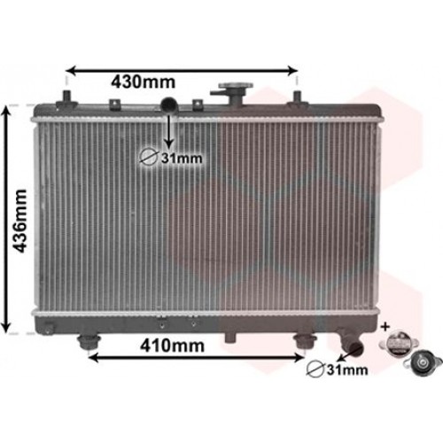 Ψυγείο Νερού KIA RIO 2002 - 2005 ( DC ) 096406300