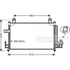 Ψυγείο A/C (Εξωτερικό) KIA RIO 2002 - 2005 ( DC ) 096406400