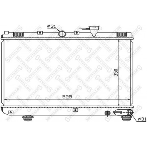 Ψυγείο Νερού KIA RIO 1999 - 2002 ( DC ) 096606300