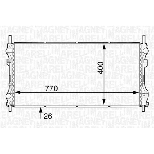 Ψυγείο Νερού FORD TRANSIT 2000 - 2006 ( FA_ _ ) 097306310