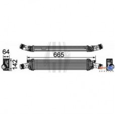 Ψυγείο Intercooler AUDI A6 2010 - 2014 ( C7 ) 128006200