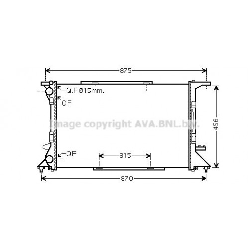 Ψυγείο Νερού AUDI A5 2011 - 2016 131006300 Ψυγείο Νερού AUDI A5 2011 - 2016 131006300