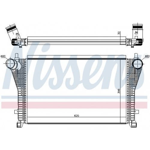 Ψυγείο Intercooler AUDI A3 2012 - 2016 ( 8V ) 132106230