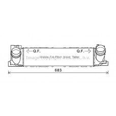 Ψυγείο Intercooler BMW 3 Series 2012 - 2014 ( F30/31/34 ) 154106210