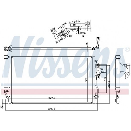 Ψυγείο A/C (Εξωτερικό) BMW 3 Series 2012 - 2014 ( F30/31/34 ) 154406410