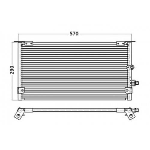 Ψυγείο A/C (Εξωτερικό) TOYOTA HILUX 1998 - 2001 ( LN140-170 ) 011006410