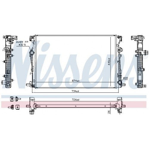 Ψυγείο Νερού JEEP CHEROKEE 2014 - ( KL ) 180006300 Ψυγείο Νερού JEEP CHEROKEE 2014 - ( KL ) 180006300