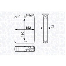 Ψυγείο Καλοριφέρ CITROEN C3 2010 - 2013 195006500