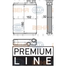 Ψυγείο Καλοριφέρ CITROEN DS3 2010 - 2014 196006500
