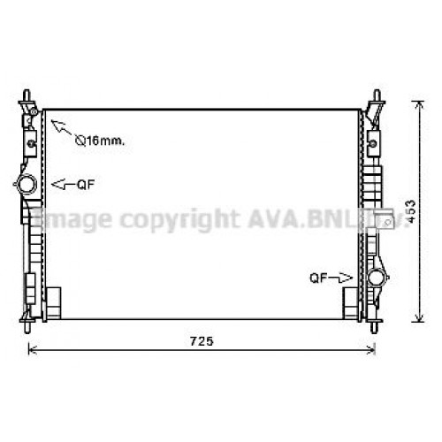 Ψυγείο Νερού CITROEN C4 PICASSO 2014 - 2016 198106300