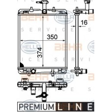 Ψυγείο Νερού CITROEN C1 2014 - 200106300