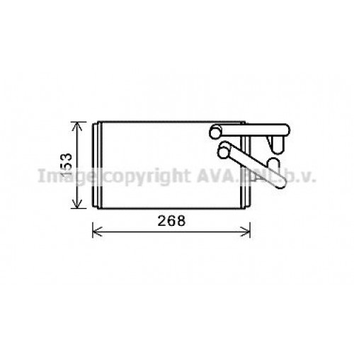 Ψυγείο Καλοριφέρ CITROEN C-CROSSER 2007 - 2012 ( EP ) 201006500