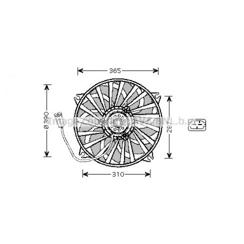 Βεντιλατέρ Νερού CITROEN DS4 2015 - 216006440