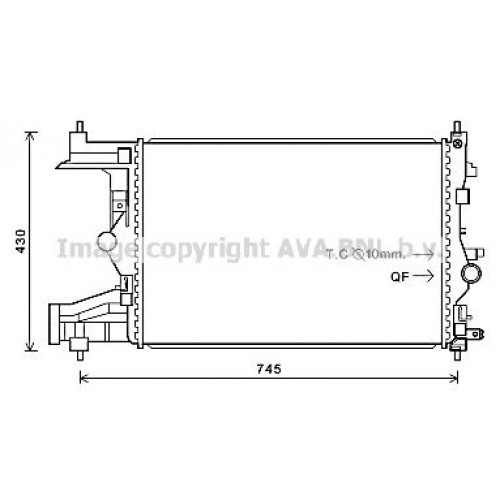 Ψυγείο Νερού CHEVROLET-DAEWOO CRUZE 2009 - 235106320