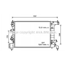 Ψυγείο Νερού CHEVROLET-DAEWOO AVEO 2011 - 237006300