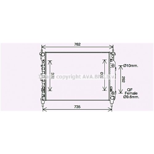 Ψυγείο Νερού CHEVROLET-DAEWOO CAPTIVA 2012 - 238006340