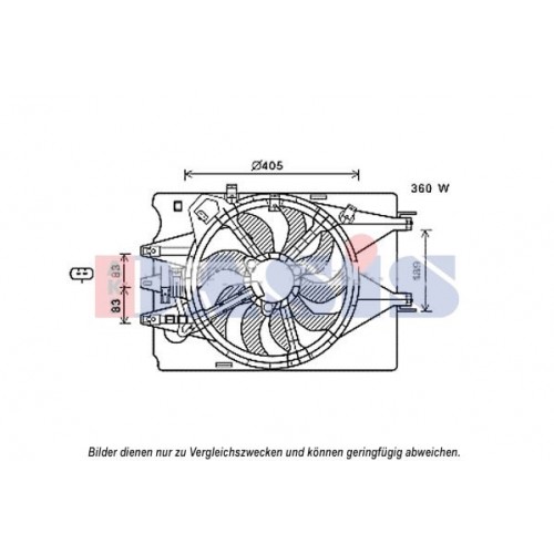 Βεντιλατέρ Νερού FIAT 500 2012 - 2017 ( L ) 297006440