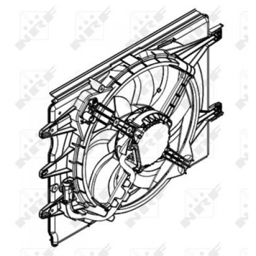 Βεντιλατέρ Νερού FIAT 500 2012 - 2017 ( L ) 297006450