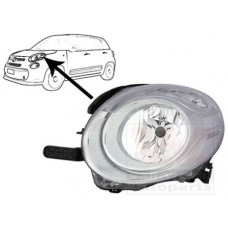 Φανάρι Εμπρός Ηλεκτρικό FIAT 500 2017 - ( L ) Αριστερά 297305132