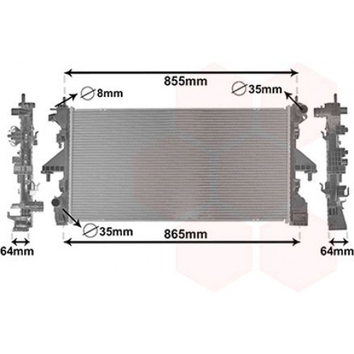 ΨΥΓΕΙΟ ΝΕΡΟΥ 2.3 JTD +A/C ΠΕΤΡΕΛΑΙΟ ΜΗΧΑΝΙΚΟ (780x390) (KIN F1AE3481G) FIAT DUCATO 2014 - 299006320