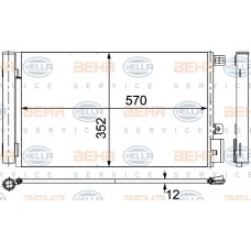 Ψυγείο A/C (Εξωτερικό) FIAT LINEA 2013 - 2015 301006400