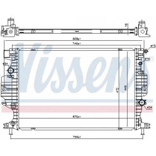 Ψυγείο Νερού FORD GALAXY 2015 - 316106310