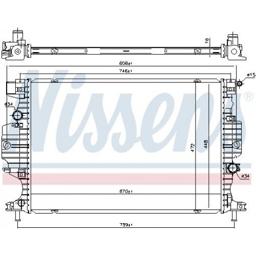 Ψυγείο Νερού FORD MONDEO 2014 - 2017 318106300