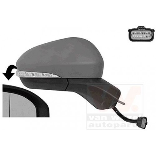 Καθρέπτης Ηλεκτρικός Θερμαινόμενος Βαφόμενος Με Φλας FORD MONDEO 2014 - 2017 Δεξιά 318107481