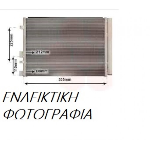 ΨΥΓΕΙΟ 1.5 ΠΕΤΡΕΛΑΙΟ (+A/C) (49.4x41.5x2.3) ΑΓΓΛΙΑΣ (KOYO) NISSAN MICRA 2003 - 2005 ( K12 ) 024406335