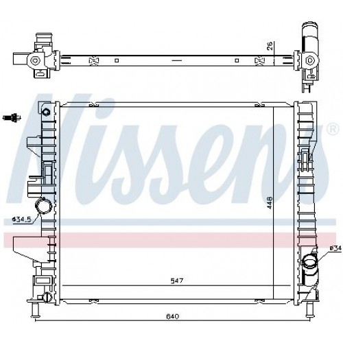 Ψυγείο Νερού FORD FOCUS 2014 - 2018 320106300