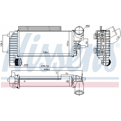Ψυγείο Intercooler FORD FOCUS C-MAX 2015 - ( F/L ) 321106200 Ψυγείο Intercooler FORD FOCUS C-MAX 2015 - ( F/L ) 321106200