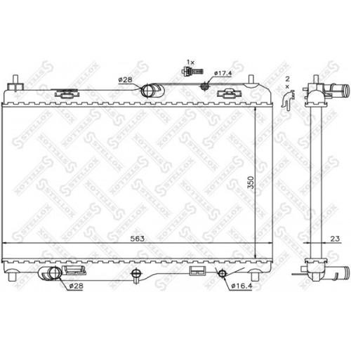 Ψυγείο Νερού FORD TRANSIT CONNECT TOURNEO 2013 - 2015 327006330