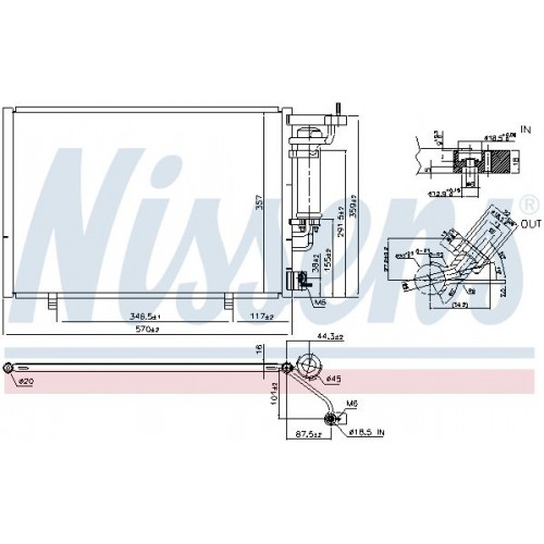 ΨΥΓΕΙΟ A/C 1,5 TDCi (57x35,7x16) FORD KA 2016 - ( + ) 330006420