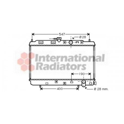 Ψυγείο Νερού HONDA CRX 1988 - 1992 ( ED / E ) 340506300 Ψυγείο Νερού HONDA CRX 1988 - 1992 ( ED / E ) 340506300