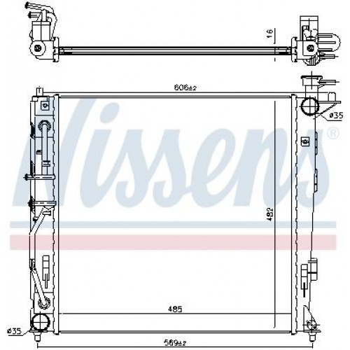 Ψυγείο Νερού HYUNDAI ix35 TUCSON 2010 - 2013 ( LM ) 365006330