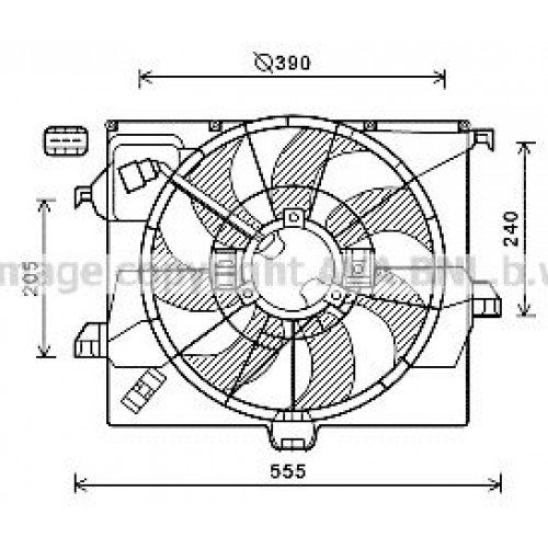 Βεντιλατέρ Νερού HYUNDAI i20 2012 - 2015 366006445