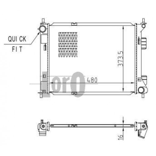 Ψυγείο Νερού HYUNDAI ix20 2010 - 2015 370006320