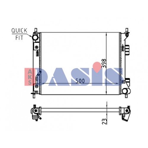 Ψυγείο Νερού HYUNDAI ix20 2010 - 2015 370006330 Ψυγείο Νερού HYUNDAI ix20 2010 - 2015 370006330