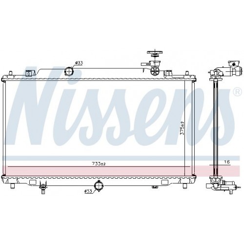 Ψυγείο Νερού MAZDA 6 2013 - 2015 ( GJ ) 503006300 Ψυγείο Νερού MAZDA 6 2013 - 2015 ( GJ ) 503006300