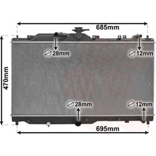 Ψυγείο Νερού MAZDA CX3 2015 - 2018 507006310 Ψυγείο Νερού MAZDA CX3 2015 - 2018 507006310
