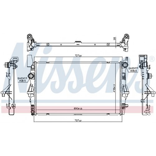 Ψυγείο Νερού MERCEDES VITO 2015 - 526106300