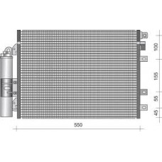 Ψυγείο A/C (Εξωτερικό) NISSAN KUBISTAR 2003 - 2007 081906400