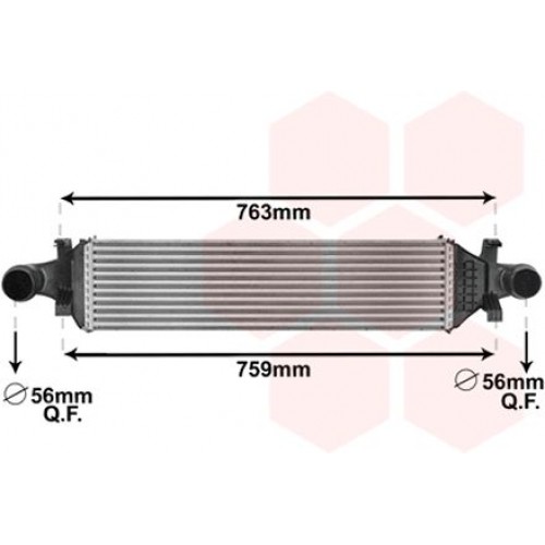 Ψυγείο Intercooler MERCEDES CLA 2016 - ( F/L ) 531206210