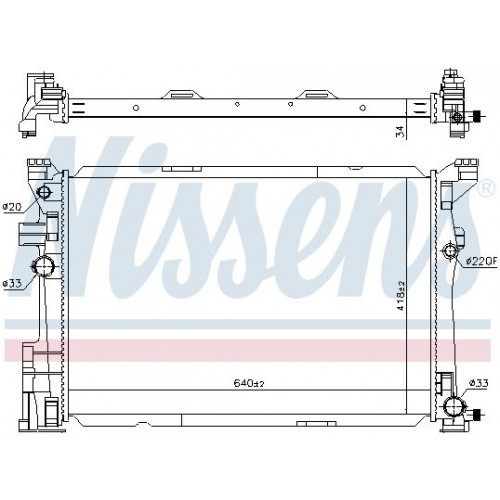 Ψυγείο Νερού MERCEDES B CLASS 2012 - 2014 ( W246 ) 538106300