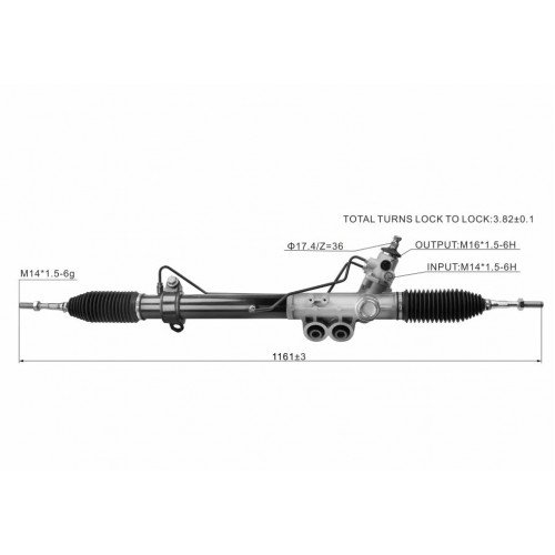 Κρεμαργιέρα RENAULT ALASKAN 2017 - 49001-4JD1B