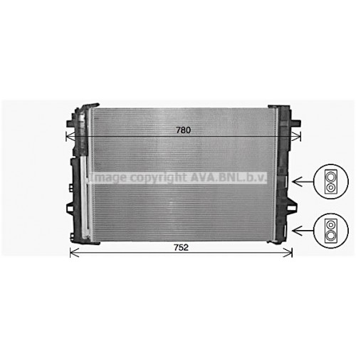 Ψυγείο A/C (Εξωτερικό) MERCEDES GLA CLASS 2017 - 542006400