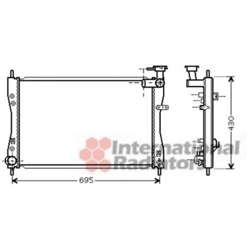 Ψυγείο Νερού MITSUBISHI COLT 2008 - 2012 ( JZ3 ) 556006310