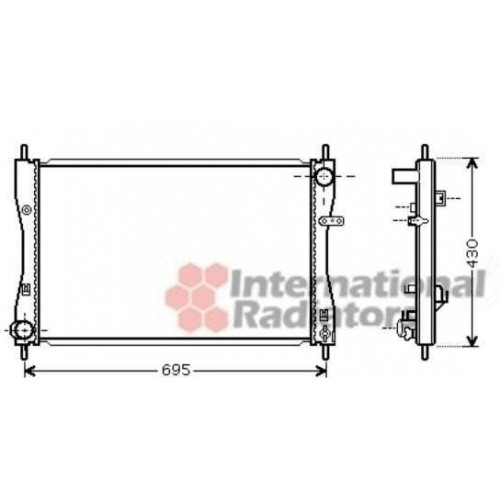 Ψυγείο Νερού MITSUBISHI COLT 2008 - 2012 ( JZ3 ) 556006325