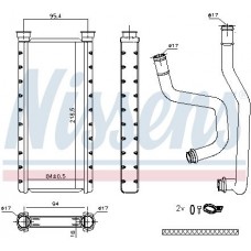 Ψυγείο Καλοριφέρ MITSUBISHI SPACE STAR 2016 - 557106500